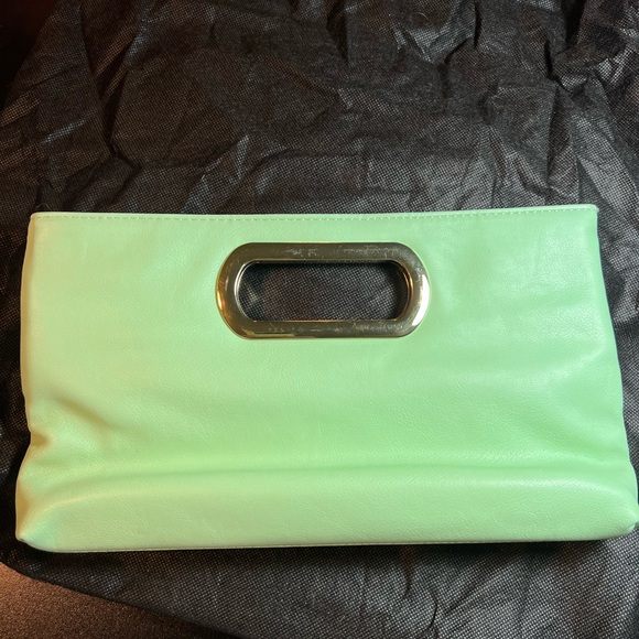Handbags - Mint Green Clutch Bag